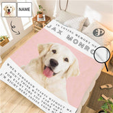 Lofaris Personalized Dog Portrait Throw Blanket As Gift